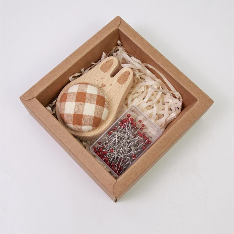 Jeżowy Zestaw do Szycia Poduszeczka na Szpilki ze 100 Żywymi Szpilkami do Szycia do Rękodzieła i Krawiectwa