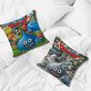 Cartoon Slime D-dragon Quest Children  pillow cover sofa cushion cover home room decoration children gift