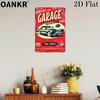 Vintage Mechanic On Duty Metal Tin Sign, Full Service Garage Art Plaque, Man Cave Wall Decor Gift