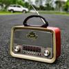 Vintage AM/FM/SW Radio with Light Home Radio Portable Wireless Bluetooth Audio TF Card USB Flash Disk MP3 Player