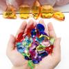 30 ks Akrylové Křišťálové Diamantové Drahokamy Hračky Pro Dívky Barevná Truhla Pokladů Sada Šperků Dětský Dárek k Narozeninám Vánoční Dárek