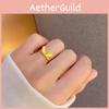 Ethnic Stylish Style Rabbit Ear Ring Premium Brass Gold Plated Accessory Fashion