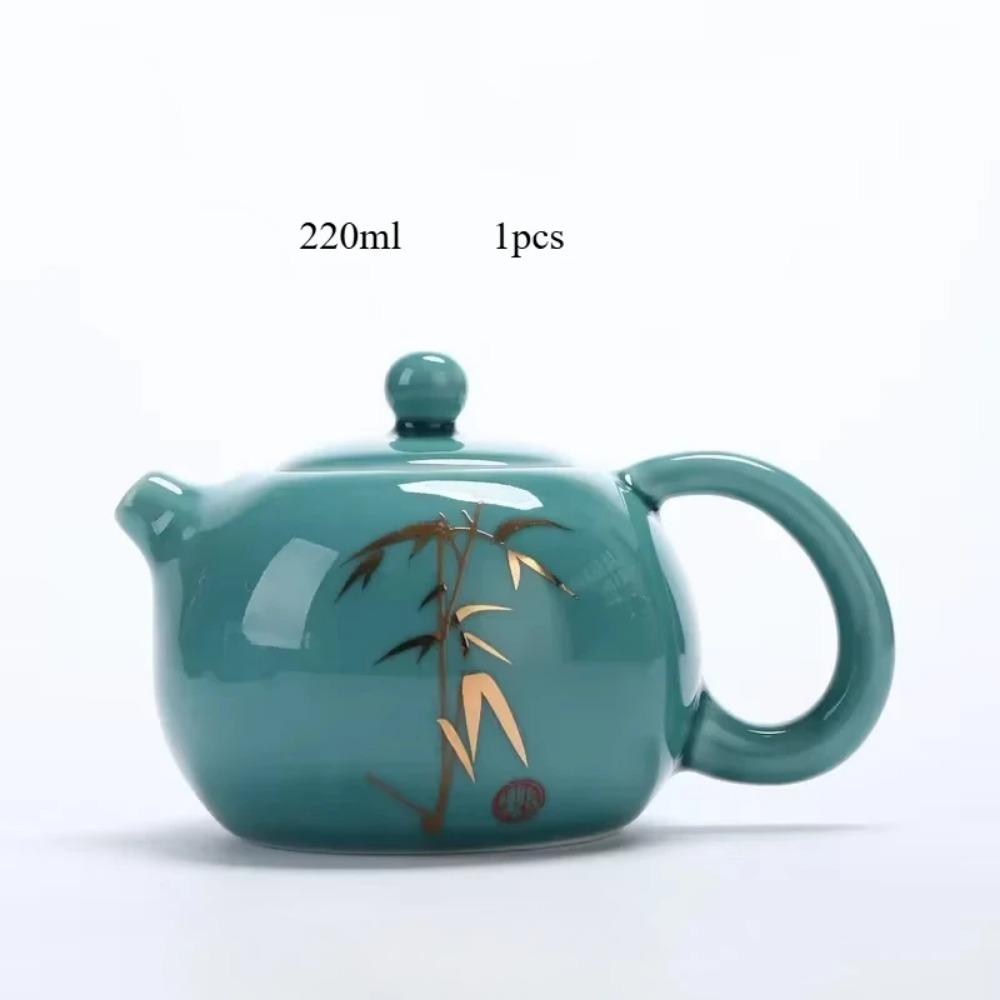Japanese Ceramic Tea Set Handmade Beauty Teacup Porcelain Filter Teapot Custom Tea Infuser Traditional Tea Accessories