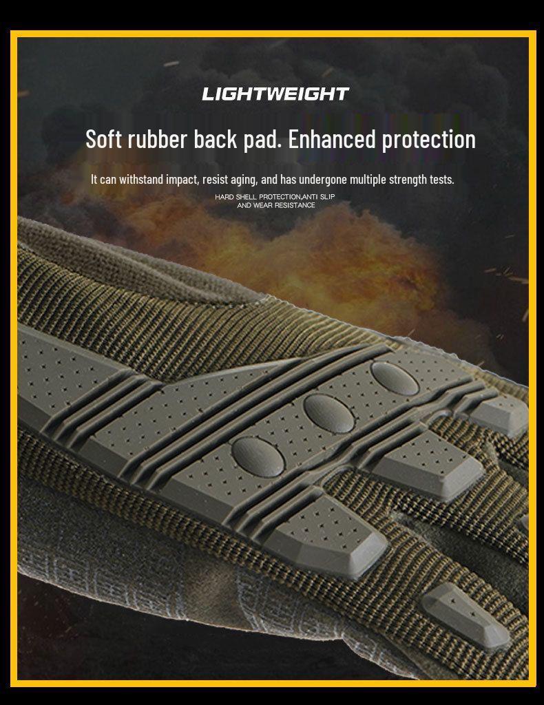 Men's Fingerless Tactical Gloves - Non-Slip Microfiber Leather for Outdoor Sports, Climbing, Training, and Cycling Protection.