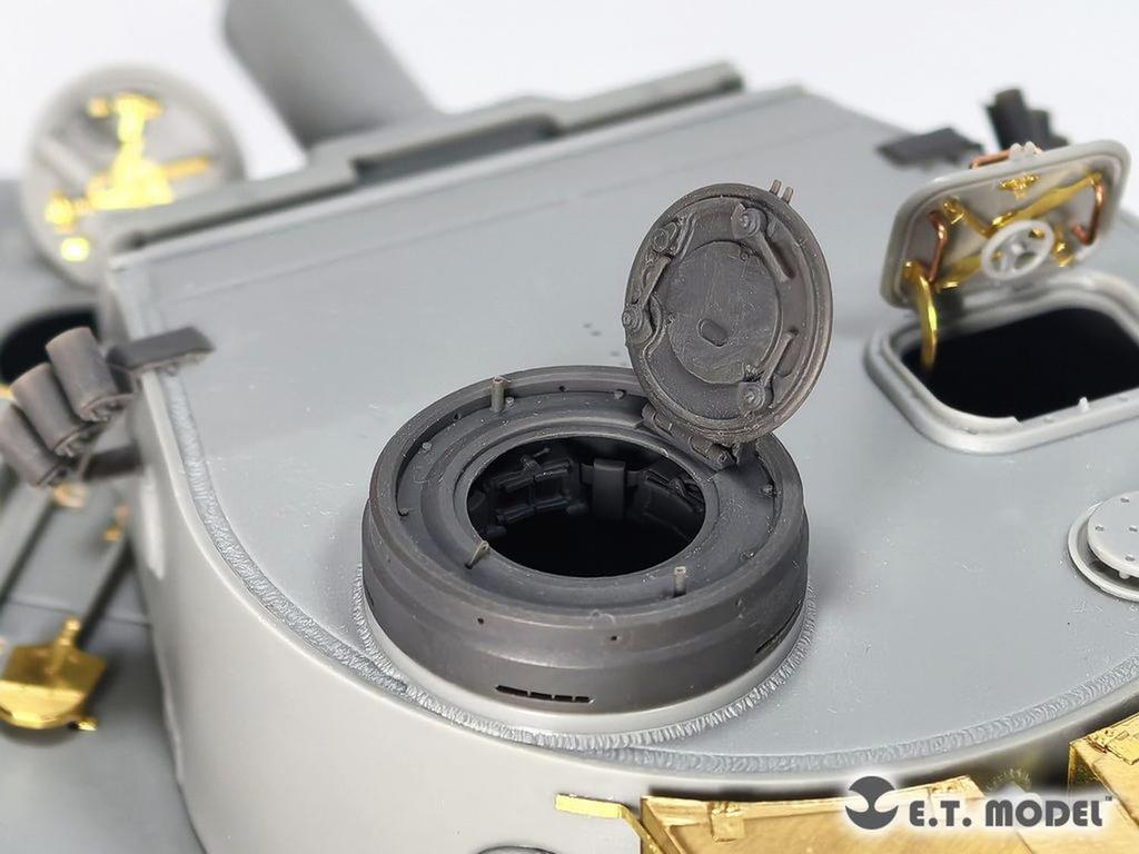 ET Model WWII Deutscher Tiger I Frühes Modell Schwerer Panzer Turm Plastikmodellbausatz Teile 1/35 (Universal) P35-351 (Panzer)