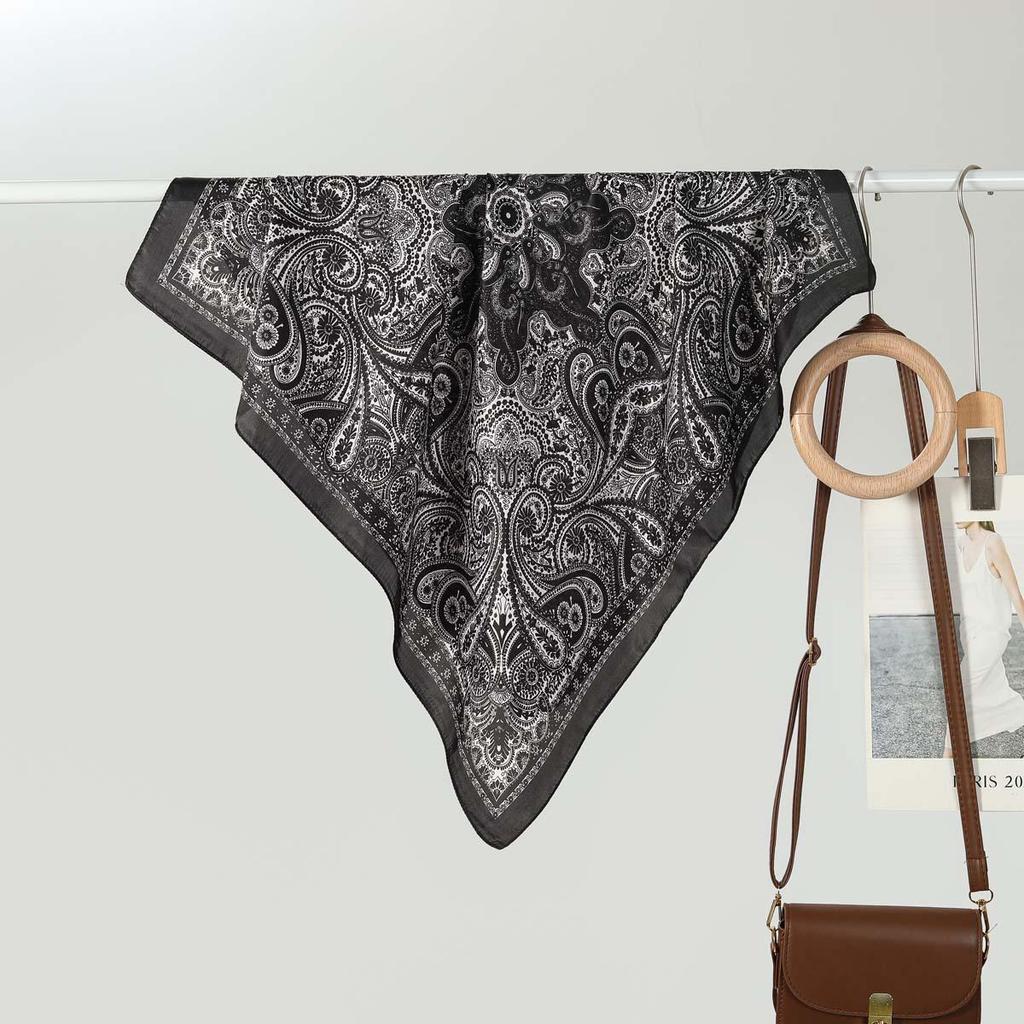 70CM Ladies Fashionable Silk-Feel Small Square Scarf