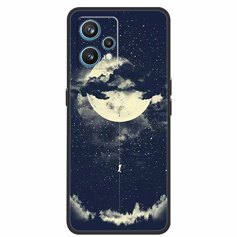 For Realme 9 Case RMX3521 Shockproof Soft silicone TPU Back Cover For Realme9 4G Phone Cases Realme 9 6.4 inch Cute Cartoon Bag