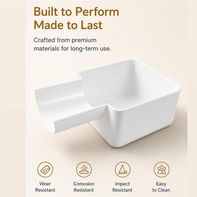 Washing Machine Drain Pan Front Load Leak Proof Tray Reusable Lint Filter Funnel Hidded Drain Abs Odor Proof Floor Protector