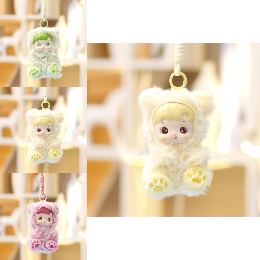 Plush Toy Character Wearable Doll For Kids Birthday Gift And Backpack Decor