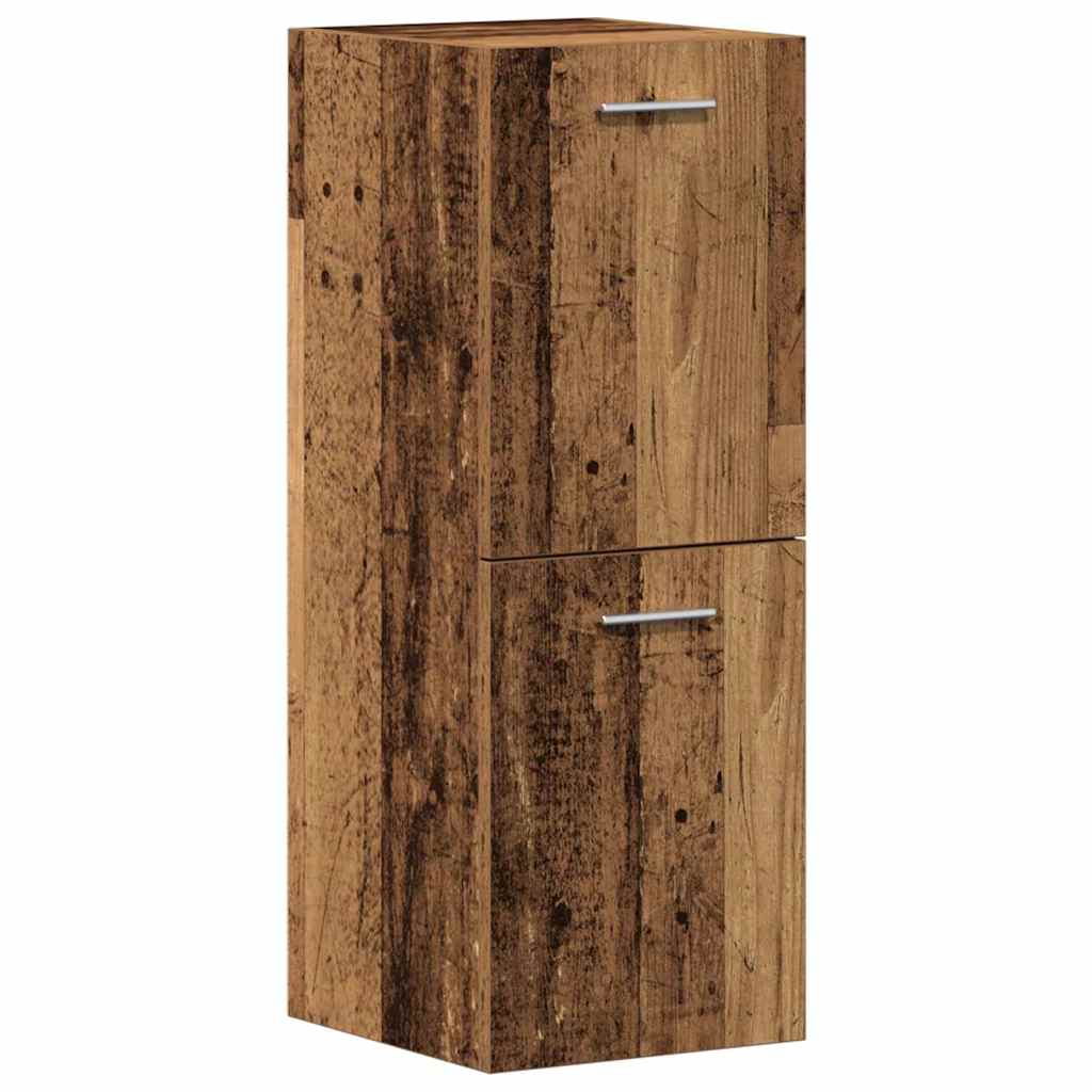 Bathroom Furniture Set 4 Pcs Reclaimed Wood Engineered Wood