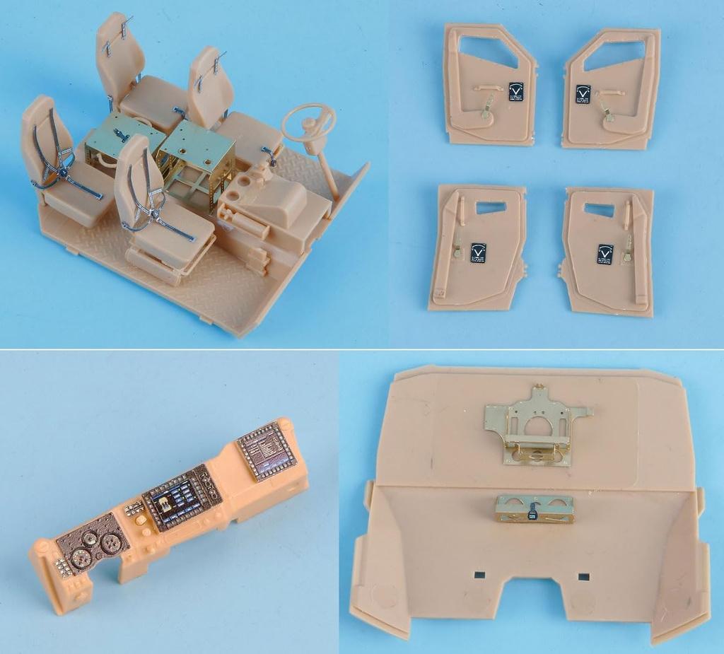 Tetra Model ME Series M1278 Love Plastic Model Parts ME3575 1/35 JLTV-GP (I Kit)