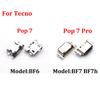 10pcs For Tecno Pop 7 BF6 Fast Charger Dock Connector For Pop 7 Pro BF7 Repair Part USB Charger Charging connector
