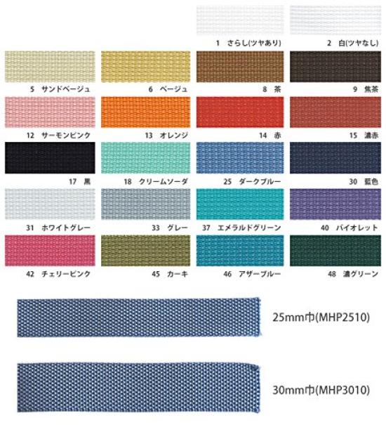 Nippon Chuko Colorful Poly 30mm Wide X 10m Indigo Poly Tape, Roll, Blue, MHP3010-30 (Craft Supplies, Tape, Tape)