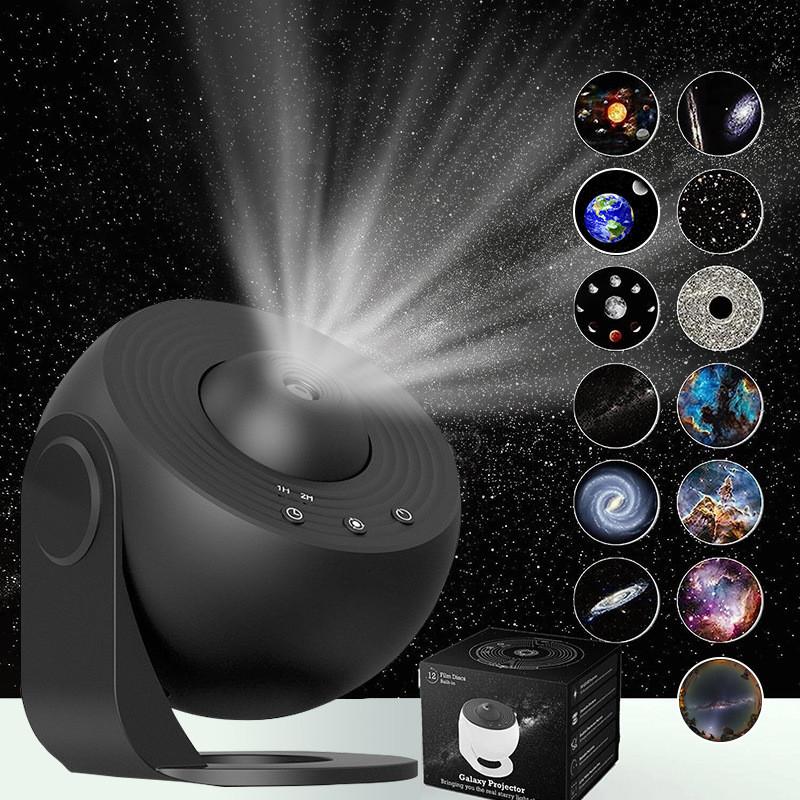 Earth Globe Galaxy Starry Sky Lamp With Hd Films For Bedroom And Living Room Atmosphere Decor