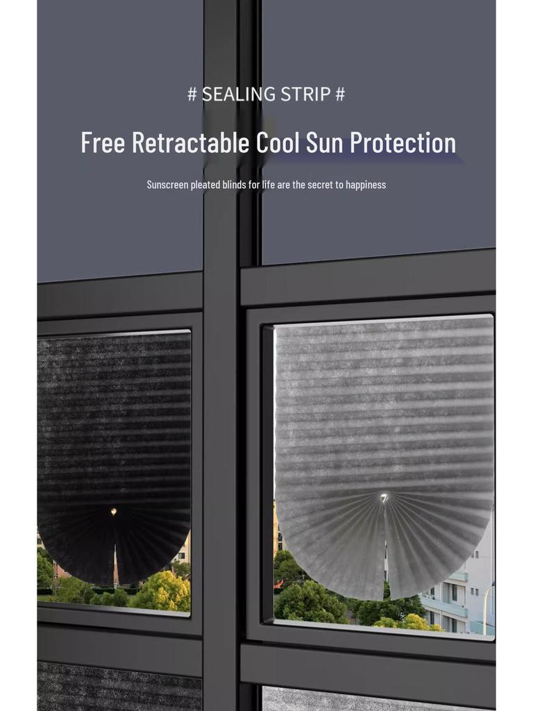 Pearl Cotton Blackout Heat Insulation Curtain for Balcony and Kitchen Windows