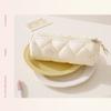 Quilted Pen Bag Large Capacity Stationery Storage Bag Kawaii Pen Pouch  School