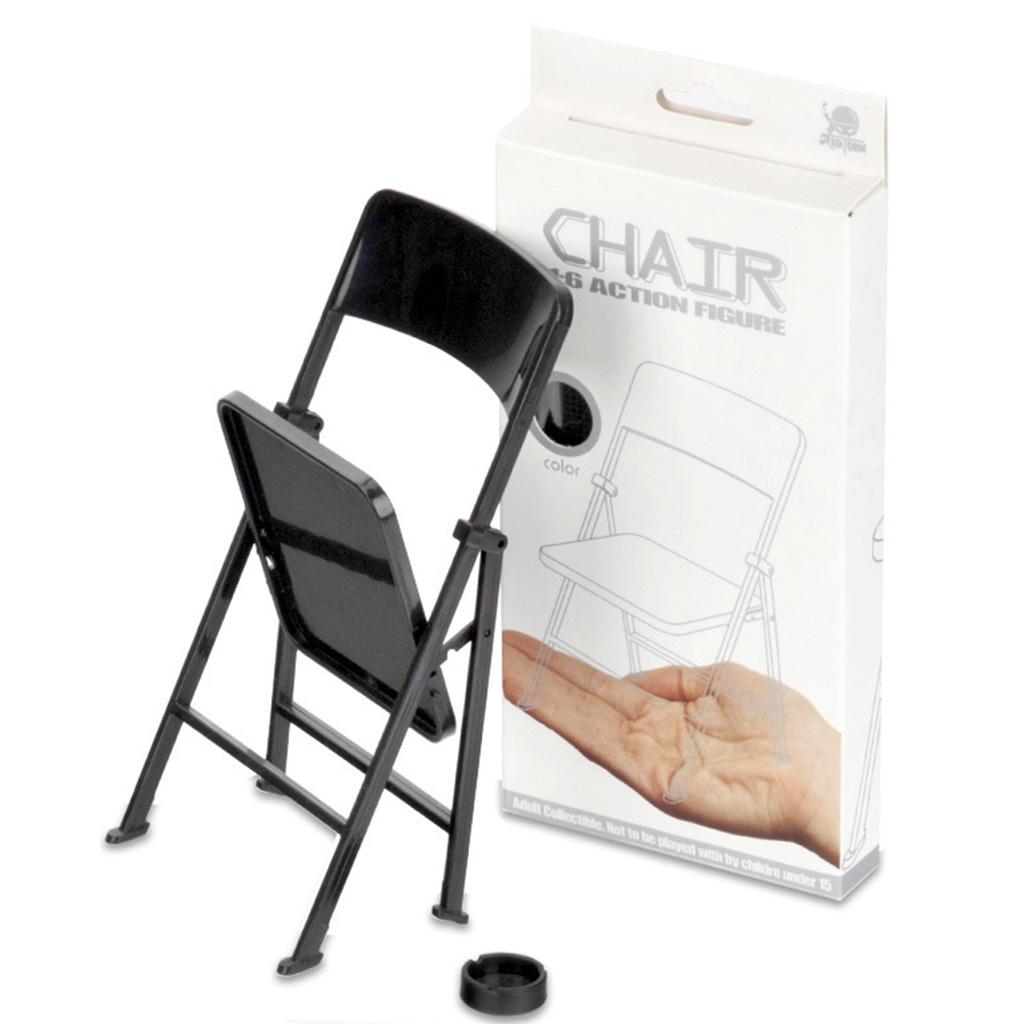 Scaled Mini Foldable Chair Model Simulation Furniture Teenagers Hobby Collection