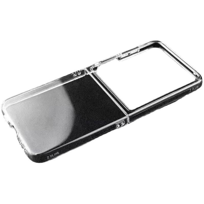 Samsung Z Flip 5 Ultra-Thin Transparent Protective Case with Full Coverage and Large Window