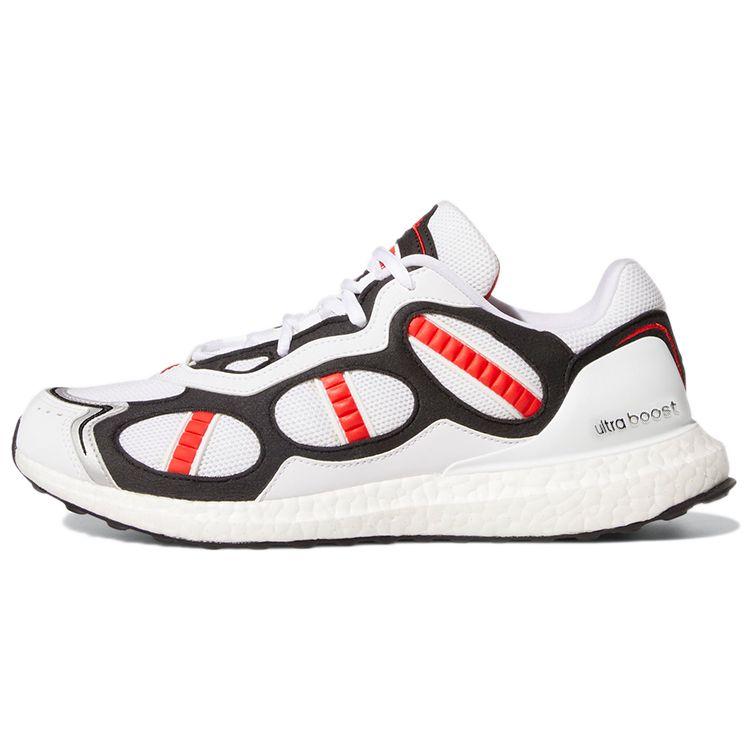 adidas Men s UltraBoost Supernova DNA White Red Black Running Shoes GY5374 39