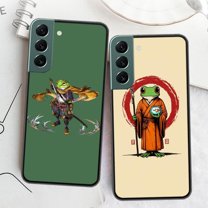 Cute Mouse Axolotl Frog Wizard Phone Case For Samsung Galaxy S22 S25 Ultra S21 S10 Plus S26 Edge S20 S23 S24 FE Cover Silico