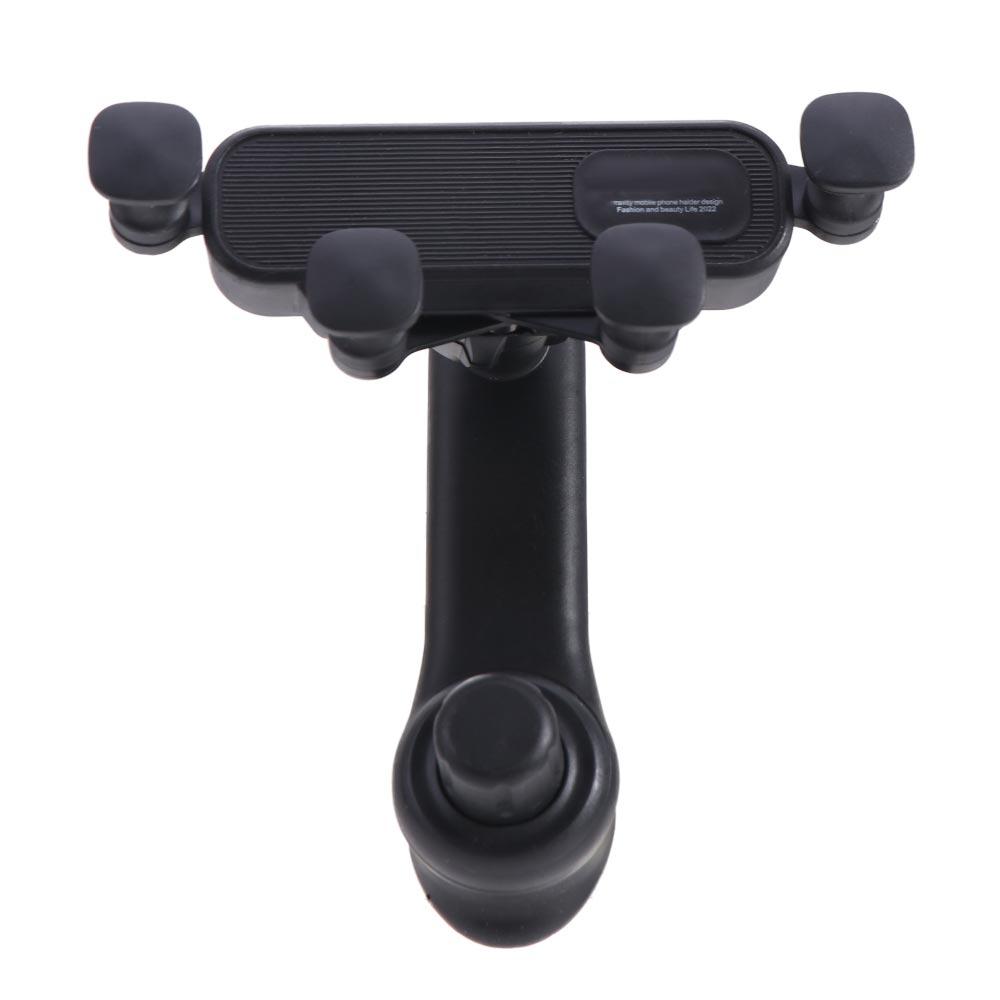 

360° Rotation Gravity Car Phone Holder Telescopic Support Mobile Cell Phone Stand Creative Extension Hook Car Phone Bracket чорний
