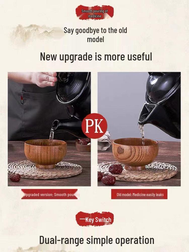 Fully Automatic Multifunctional Electric Chinese Medicine Decoction Pot - Ceramic Household Artifact