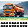 20PCS Car Glad Hand Seals, Rubber Round Vehicle Gladhand Gasket, 10028 Automotive Glad Hand Seal Washer Elastic Grommets, Universal for Semi Truck