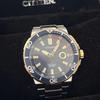 Б/у CITIZEN Endeavor AW1424-62L Eco Drive Дайверские 200м Зарубежная модель Хорошее состояние с коробкой и дополнительными звеньями Citizen