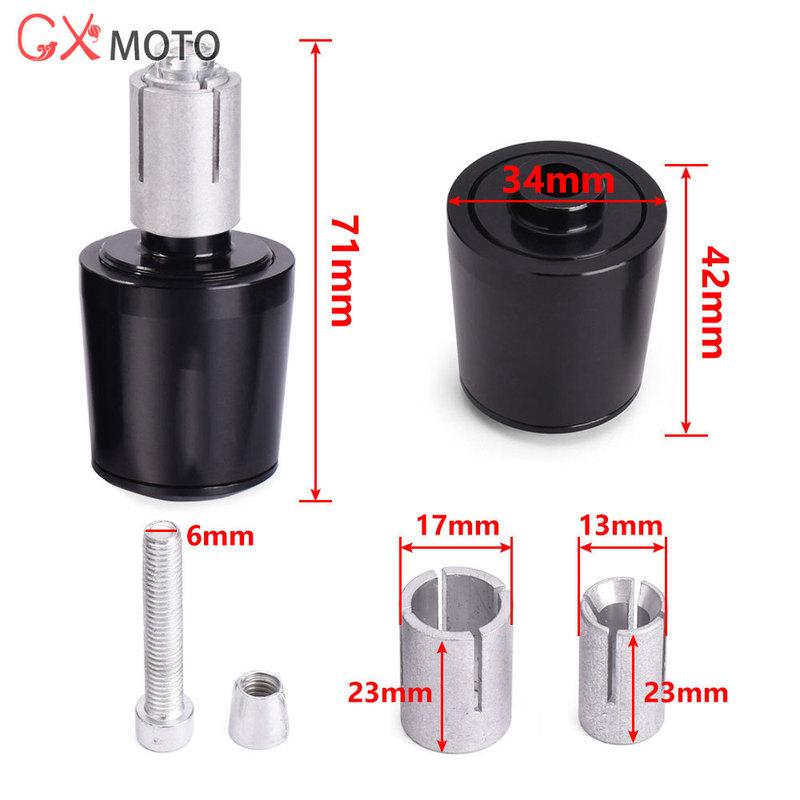 Motorcycle CNC Handle Bar Handlebar Grips Cap End Handle Plugs For Honda CBR600RR 2003 2004 2005 2006 2007 2008 2009 2010 2011