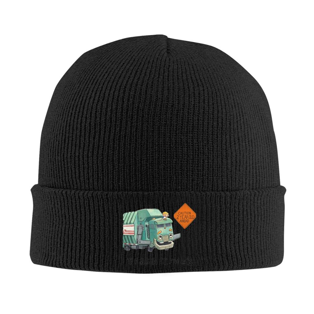 Trash Truck cartoon Netflix Winter Skullies Beanies Hat Warm Autumn Knitted Hats Bonnet Caps for Women Men