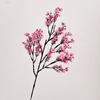 New Pink Artificial Baby's Breath Flower Decorative Sakura Style Fake Gypsophila Branches Silk Artificial Faux Plants Home Decor