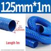 Blue PVC Flexible Dust Collection Hose (125mm ID)