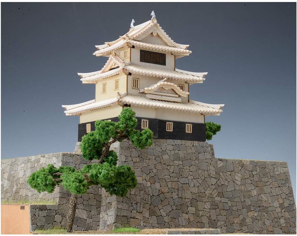 Woody Joe 1/150 Marugame Castle Wooden Model Assembly Kit