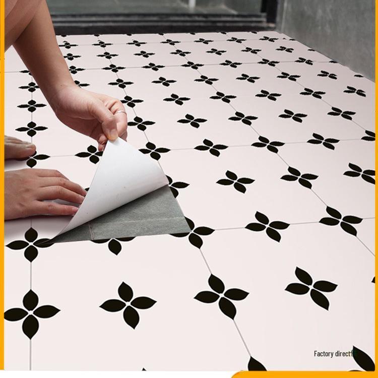 Waterproof Anti-slip Self-adhesive Bathroom & Kitchen Floor Tile Sticker