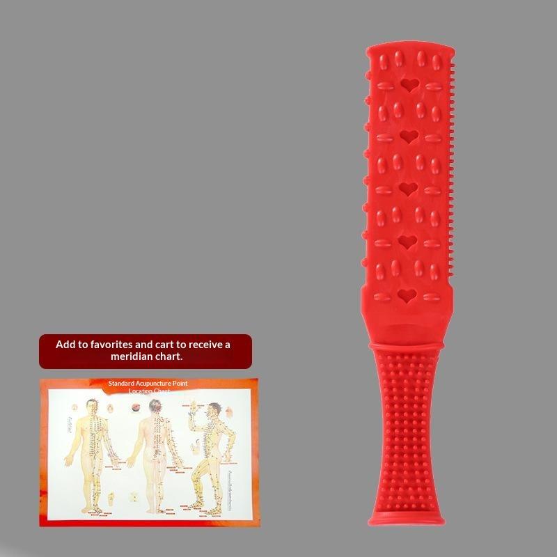 Portable Massage Hammer Meridian Patting Stick Handheld Acupoint Beater For Back Leg Shoulder Body Relax Home Use