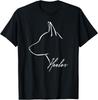 Profil de chien Blue Heeler Cattle Dog cadeau pour amoureux des chiens T-shirt pour chien Tailles S-5XL