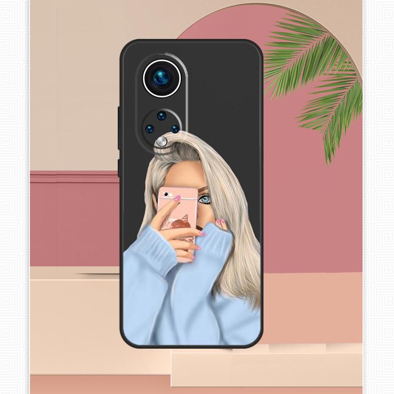 Fashion Girl Art Case For Honor Magic 7 Lite 5 6 8 Pro Honor 400 200 X9c X9b X9a X8b X8a X8c 50 70 90 Cover