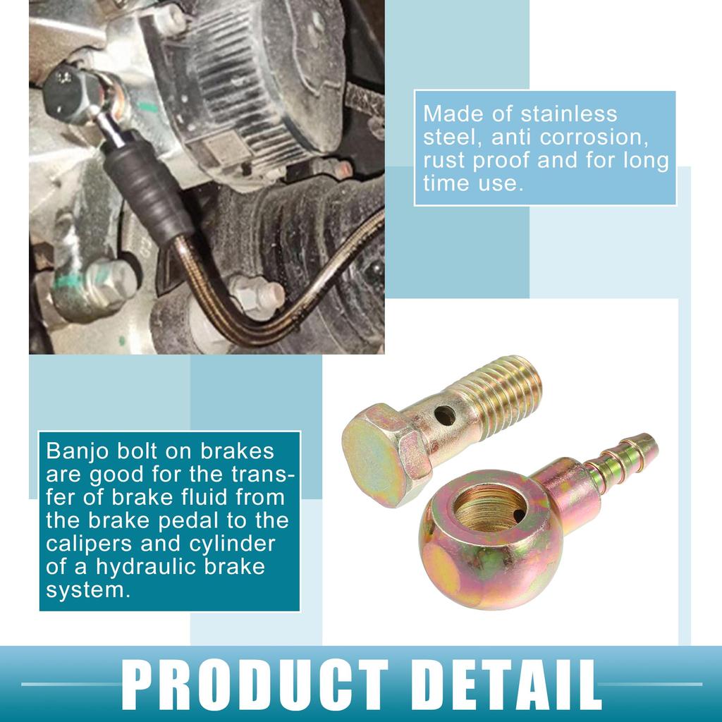 A ABSOPRO Banjo Bolt Oil Bolt Oil Cooler Screw Fitting