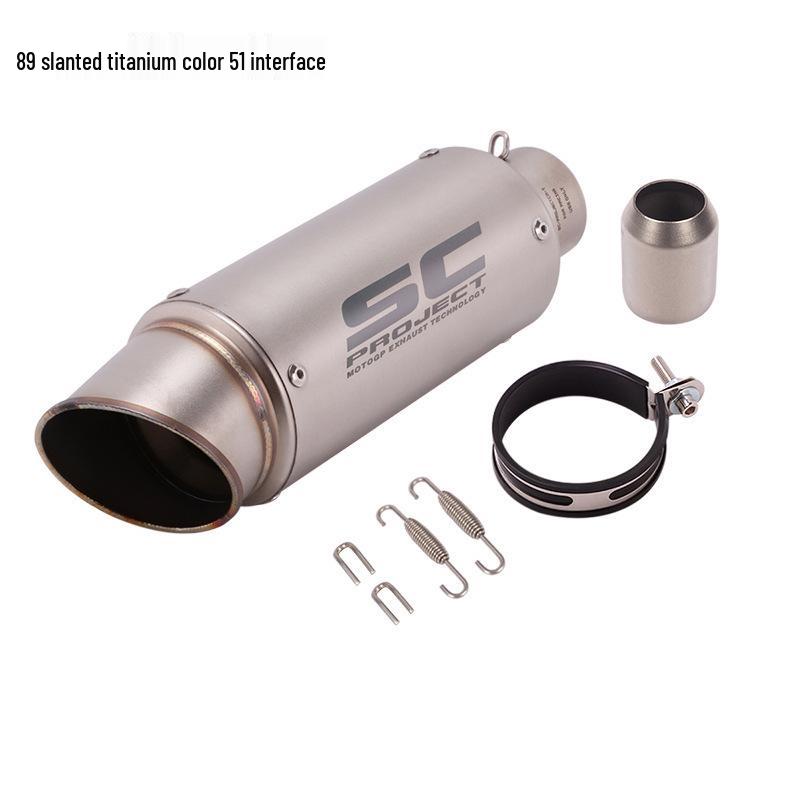 Universal SC Street Motorcycle Exhaust Tailpipe for Yamaha, Kawasaki, Honda