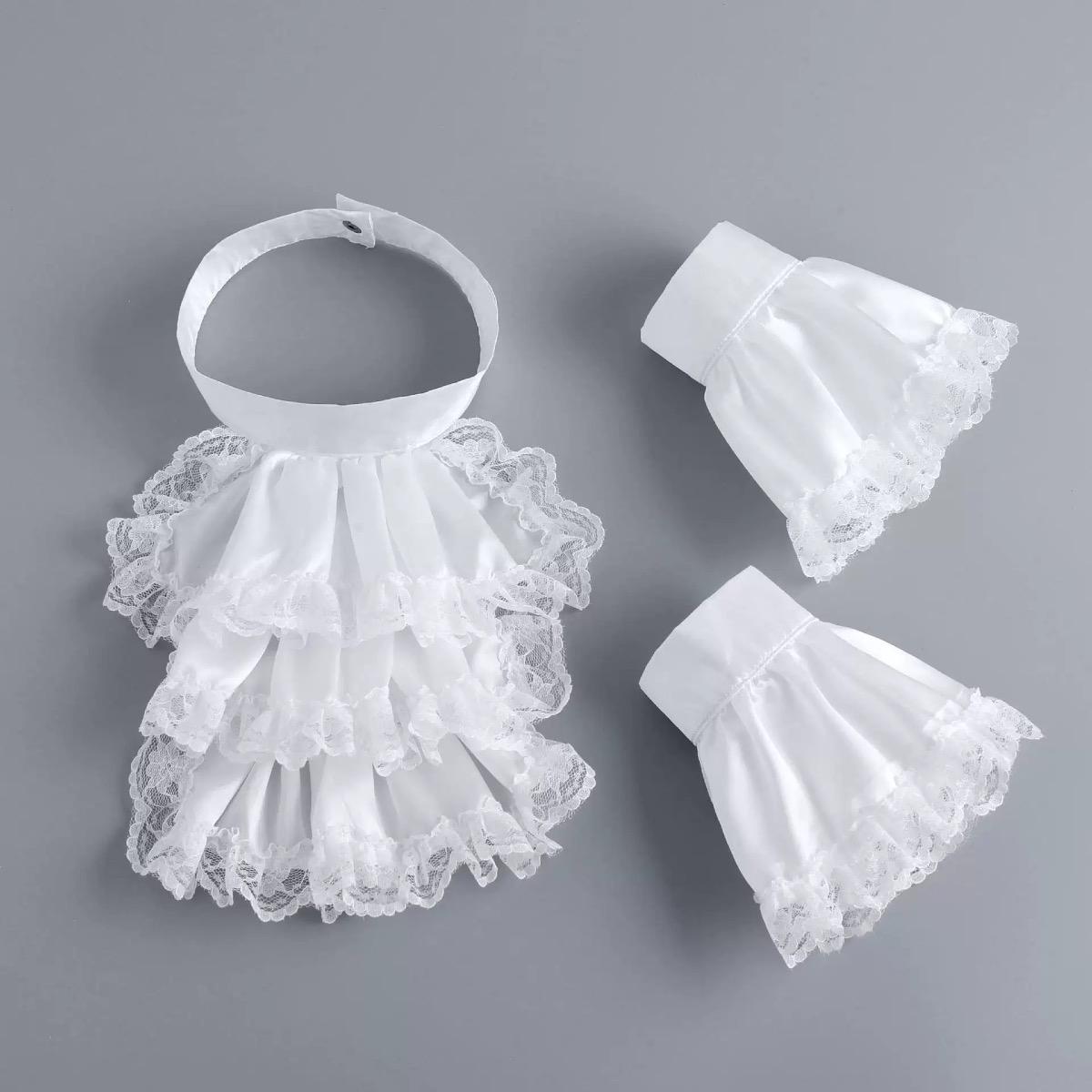 

Винтажный викторианский костюм, накладной воротник, аксессуар для косплея, съемный воротник для рубашки, ложная блузка, топ, женская одежда, аксессуары