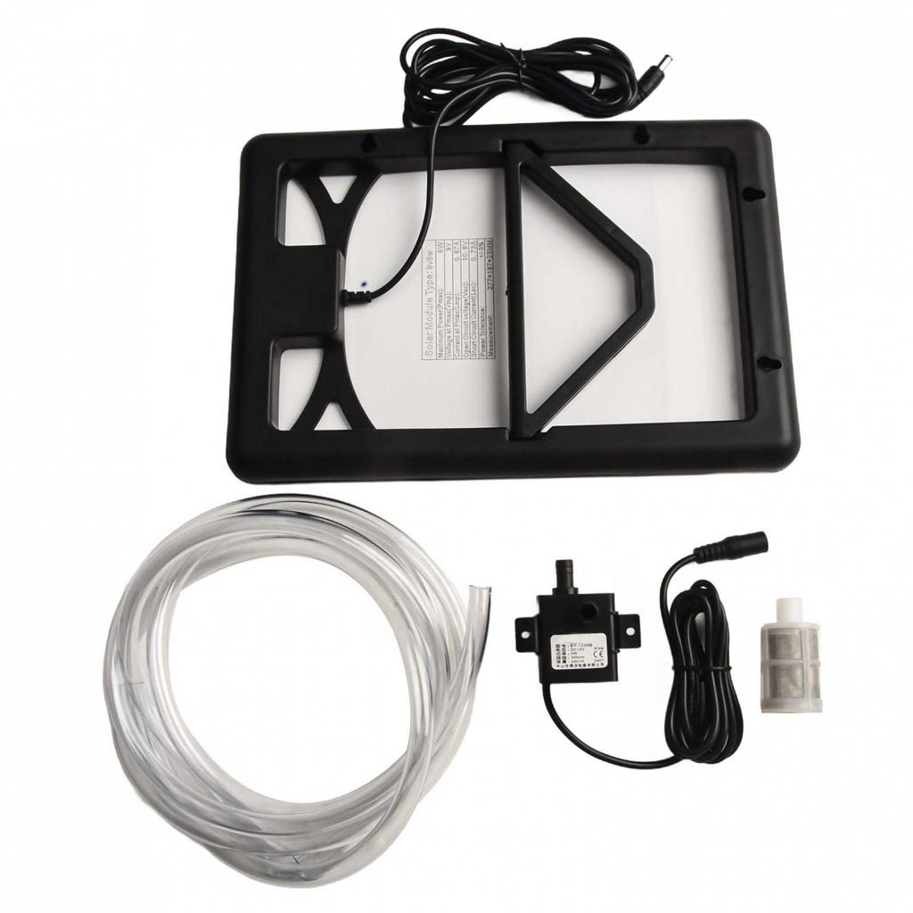 Easy To Install 12V Submersible Pump Fish Pond Pump Solar Water Pump Low Noise