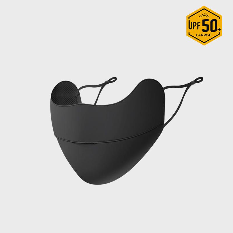 Gradient Ice Silk Face Mask Uv Sun Protection Summer Adjustable Breathable Men Women Outdoor Running Cycling Sports Mask