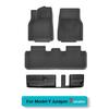 TPE Floor Mats Cargo Liner for Tesla Model Y Juniper 7 Seat 2026 2027 All Weather Non-slip Floor Liner Trunk Backrest Mat