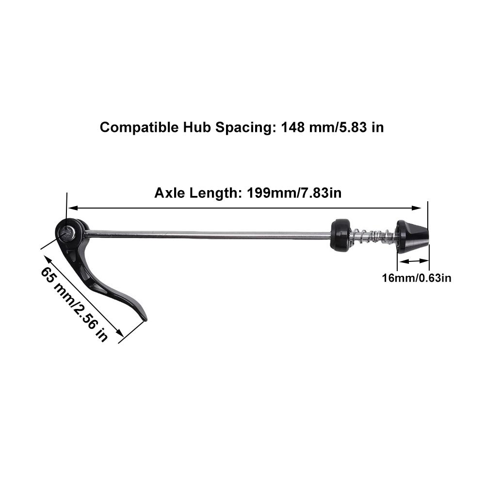 5mm Achsdurchmesser Mountainbike Schnellspanner Schnellspanner Radmontage