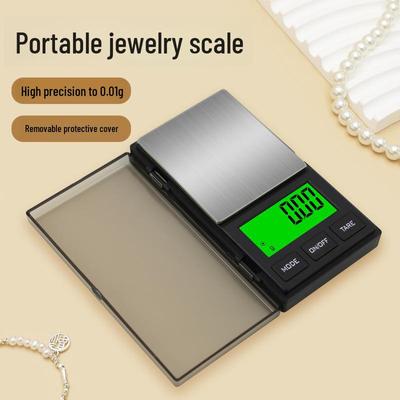 Mini 1kg tragbare Taschenkuchenwaage - 0,01g Genauigkeit, Elektronische Handwaage für Gold und mehr