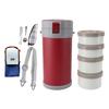 Insulated 304 Stainless Steel Food Jar 2.9L Includes Cutlery Set Practical Leak Proof Lunch Box with Carrying Bag