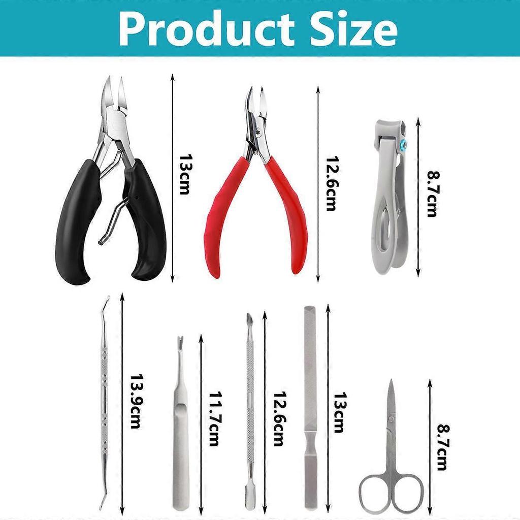 Nail Scissors Set, Stainless Steel, Manicure Clippers