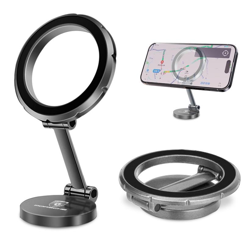 AIHQR1 Magnetic Car Mobile Phone Holder Car Out of Trend Hook Navigation Bracket For Porsche Cayenne GTS Panamera Carrera GT3 Stickers
