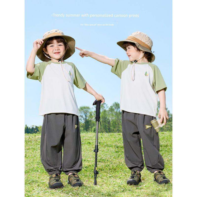 Boys' Sun Protection Short-Sleeved T-Shirt Baby Summer Clothes 2026 New Children's Clothing Half-Sleeved Summer Thin Kidsren's Top