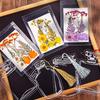 60/20 Pcs DIY Handmade Creative Bookmarks Glassware Stickers Plant Specimen Collection Cards Transparent Dried Flower Bookmarks